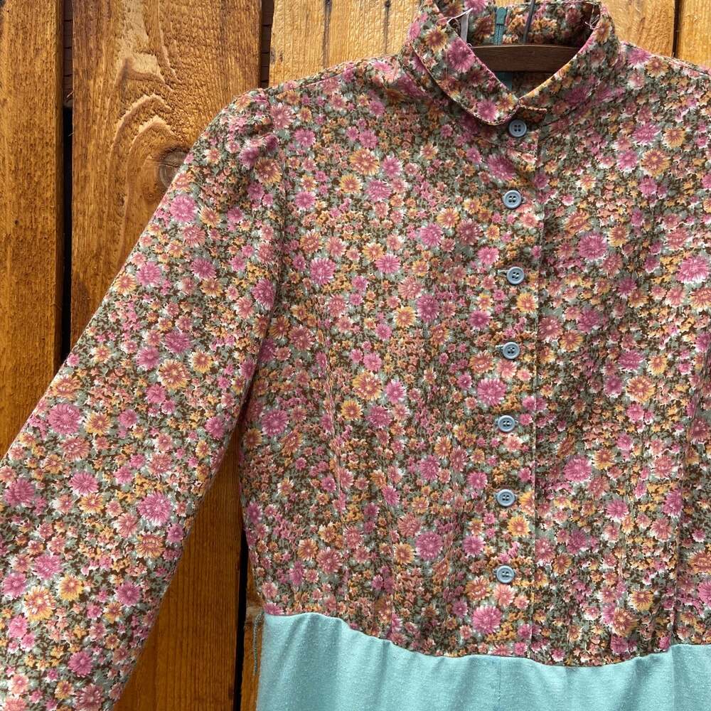 Vintage Leslie Fay 1970’s Floral Dress - Picture 5 of 12